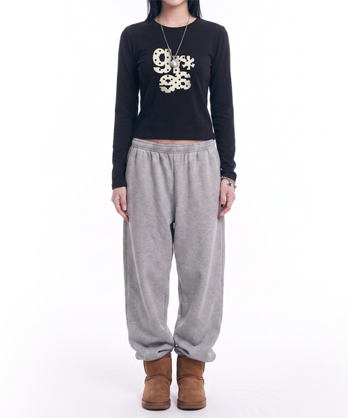 GRAVER（グレーバー）の「[UNISEX]GRAE-S DOT ロングスリーブ Tシャツ_5color（Tシャツ/カットソー・レディース・ホワイト・SMALL/MEDIUM/LARGE）」の8枚目の写真