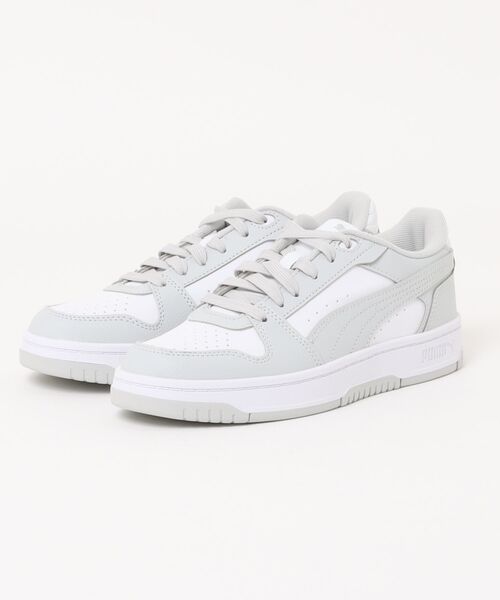 PUMA（プーマ）の「《PUMA》リバウンド スラム ロウ（スニーカー・メンズ・ブラック×ホワイト/ブラウン系その他/ホワイト/グレー×ホワイト・25.0cm/24.5cm/24.0cm/23.5cm/25.5cm/28.0cm/26.0cm/26.5cm/23.0cm/27.5cm/27.0cm）」の3枚目の写真