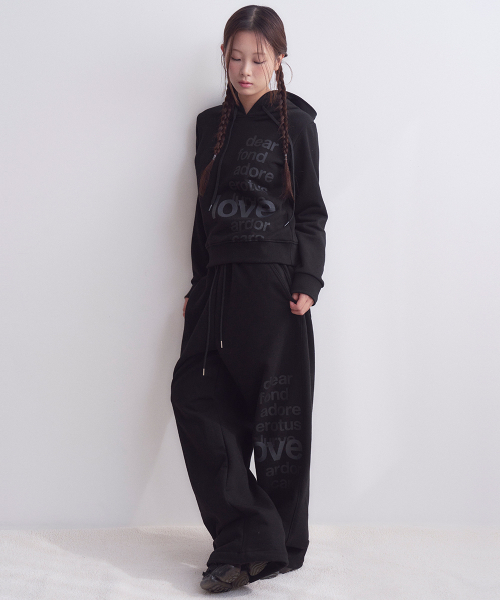 OAFISH(オアフィッシュ)の「レタリングスウェットパンツ ブラック(スウェットパンツ・レディース・その他・1/2)」の4枚目の写真