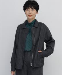 ◆ライトフラノウォッシャブルシャツブルゾン