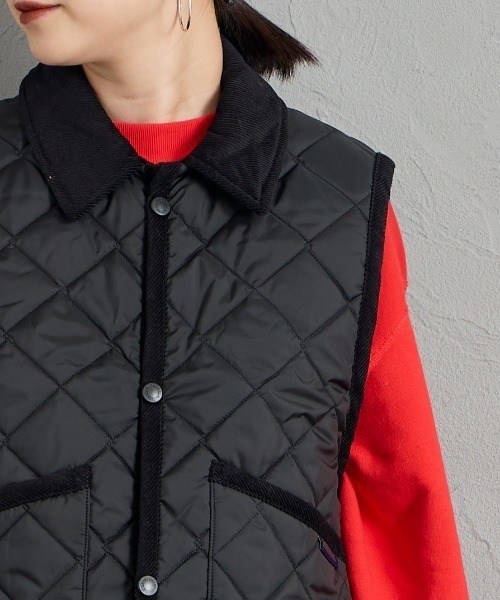 LAVENHAM（ラベンハム）の「[LAVENHAM/ラベンハム] CROPPED RAYDON ショート丈キルティングベスト（ベスト・レディース・ブラック・10）」の12枚目の写真