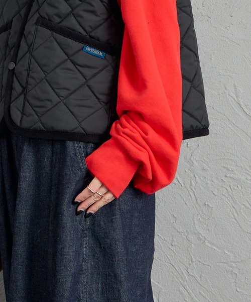 LAVENHAM（ラベンハム）の「[LAVENHAM/ラベンハム] CROPPED RAYDON ショート丈キルティングベスト（ベスト・レディース・ブラック・10）」の14枚目の写真