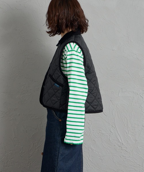 LAVENHAM（ラベンハム）の「[LAVENHAM/ラベンハム] CROPPED RAYDON ショート丈キルティングベスト（ベスト・レディース・ブラック・10）」の16枚目の写真