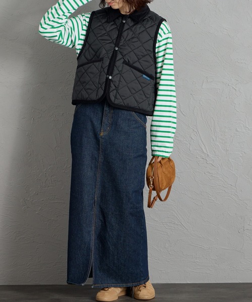LAVENHAM（ラベンハム）の「[LAVENHAM/ラベンハム] CROPPED RAYDON ショート丈キルティングベスト（ベスト・レディース・ブラック・10）」の18枚目の写真
