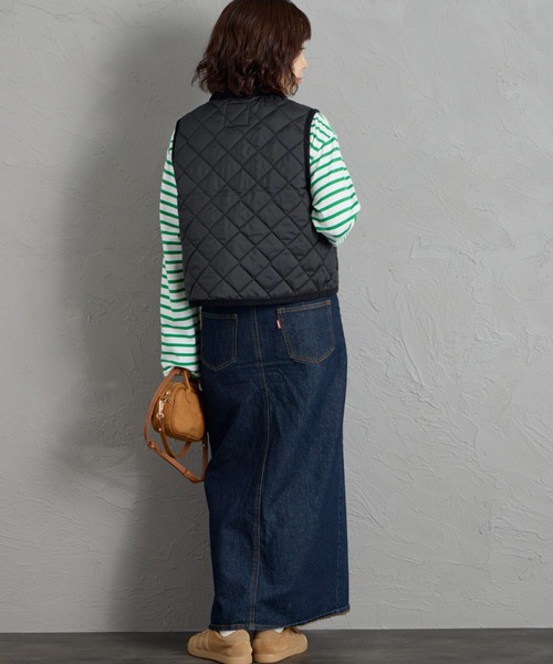 LAVENHAM（ラベンハム）の「[LAVENHAM/ラベンハム] CROPPED RAYDON ショート丈キルティングベスト（ベスト・レディース・ブラック・10）」の20枚目の写真