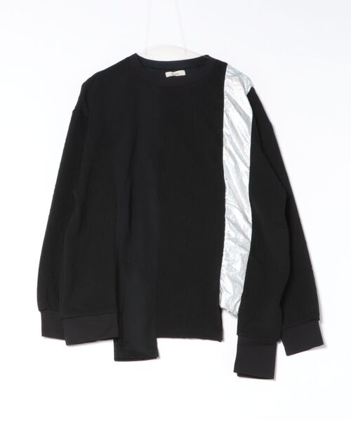 unica（ユニカ）の「ぽこぽこナンバー切替トップス（その他トップス・レディース・オフホワイト/ブラック・F）」の2枚目の写真