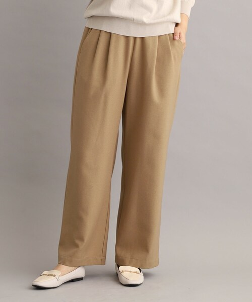LAURA ASHLEY(ローラアシュレイ)の「【LANATEC(R)/タックあり/ウエストゴム仕様】セミワイドパンツ(その他パンツ・レディース・チャコールグレー/ベージュ・38/40)」の13枚目の写真