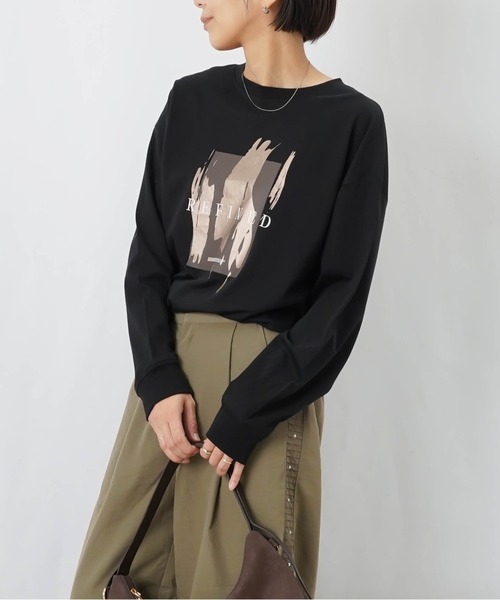 LUCA/LADY LUCK LUCA(ルカ/レディラックルカ)の「LC/LLL 箔プリントロンT(Tシャツ/カットソー・レディース・オフホワイト/グレー/ブラック・FREE)」の22枚目の写真