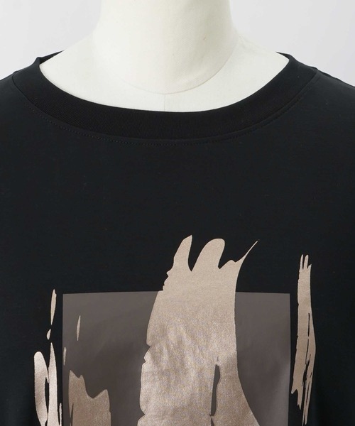 LUCA/LADY LUCK LUCA(ルカ/レディラックルカ)の「LC/LLL 箔プリントロンT(Tシャツ/カットソー・レディース・オフホワイト/グレー/ブラック・FREE)」の18枚目の写真