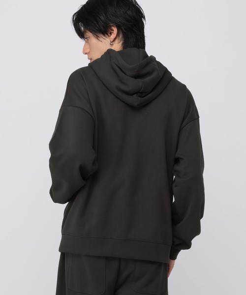 ALAND(エーランド)の「セットアップ着用可能【UNISEX】ALAND/刺繍Aロゴ裏毛パーカー(パーカー・レディース・グレー/ブラウン/ブラック・SMALL/LARGE)」の11枚目の写真