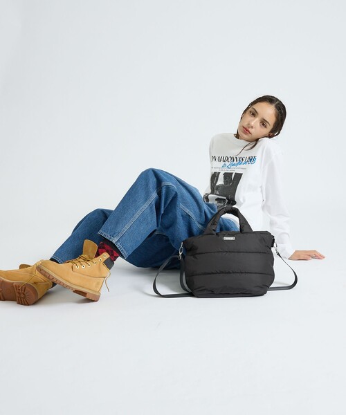 ROOTOTE(ルートート)の「【ROOTOTE / TOTE/ルートート】ルートート】FEATHER ROO 2WAY BAG / フェザールー 2WAYバッグ/ユニセックス(ショルダーバッグ・メンズ・ブラック/オフホワイト/シルバー/ブロンズ・フリー)」の22枚目の写真