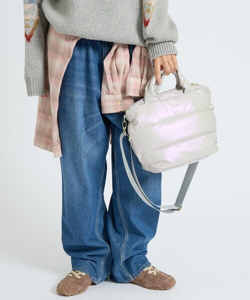 ROOTOTE(ルートート)の「【ROOTOTE / TOTE/ルートート】ルートート】FEATHER ROO 2WAY BAG / フェザールー 2WAYバッグ/ユニセックス(ショルダーバッグ・メンズ・ブラック/オフホワイト/シルバー/ブロンズ・フリー)」の19枚目の写真