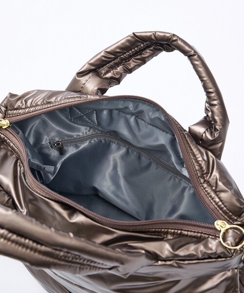 ROOTOTE(ルートート)の「【ROOTOTE / TOTE/ルートート】ルートート】FEATHER ROO 2WAY BAG / フェザールー 2WAYバッグ/ユニセックス(ショルダーバッグ・メンズ・ブラック/オフホワイト/シルバー/ブロンズ・フリー)」の10枚目の写真