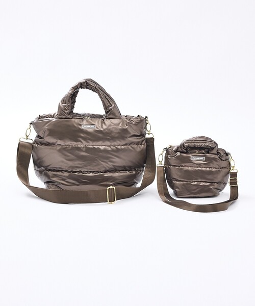ROOTOTE(ルートート)の「【ROOTOTE / TOTE/ルートート】ルートート】FEATHER ROO 2WAY BAG / フェザールー 2WAYバッグ/ユニセックス(ショルダーバッグ・メンズ・ブラック/オフホワイト/シルバー/ブロンズ・フリー)」の5枚目の写真