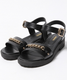 Heather | チェーンフラットサンダル  716387(サンダル)