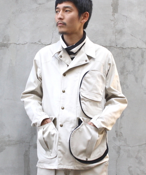 senelier(セネリエ)の「【senelier】セネリエ REVERSIBLE TOOL BOX JACKET(テーラードジャケット)」|サンドベージュ