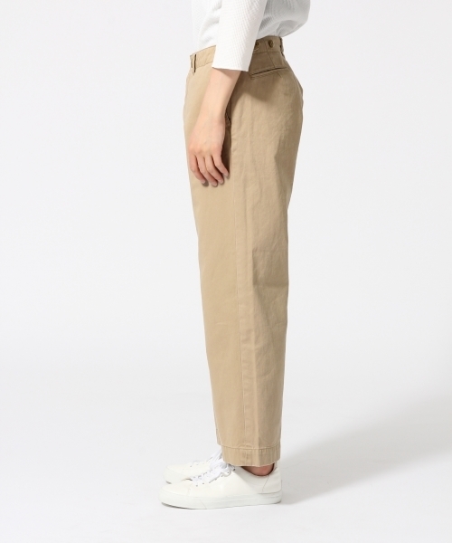 RAGEBLUE（レイジブルー）の「＜トレンドのワイドシルエット＞チノアンクルトラウザー/718643（その他パンツ・メンズ・ベージュ・MEDIUM/LARGE）」の3枚目の写真