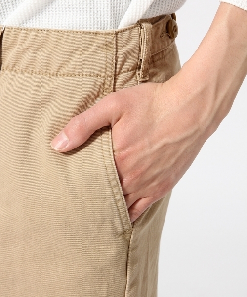 RAGEBLUE（レイジブルー）の「＜トレンドのワイドシルエット＞チノアンクルトラウザー/718643（その他パンツ・メンズ・ベージュ・MEDIUM/LARGE）」の6枚目の写真