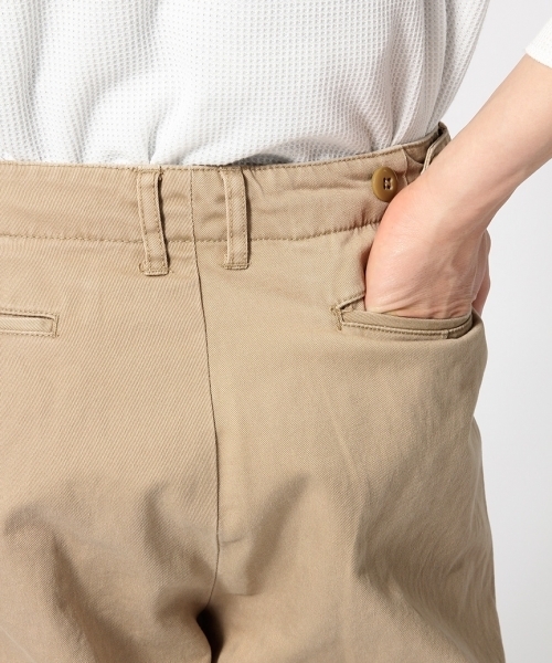 RAGEBLUE（レイジブルー）の「＜トレンドのワイドシルエット＞チノアンクルトラウザー/718643（その他パンツ・メンズ・ベージュ・MEDIUM/LARGE）」の9枚目の写真