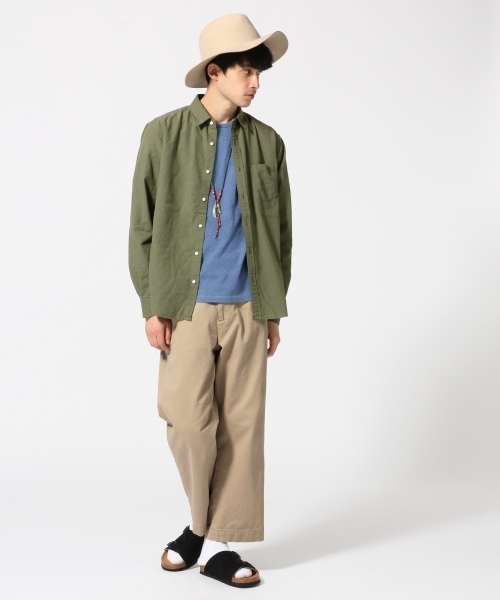 RAGEBLUE（レイジブルー）の「＜トレンドのワイドシルエット＞チノアンクルトラウザー/718643（その他パンツ・メンズ・ベージュ・MEDIUM/LARGE）」の12枚目の写真