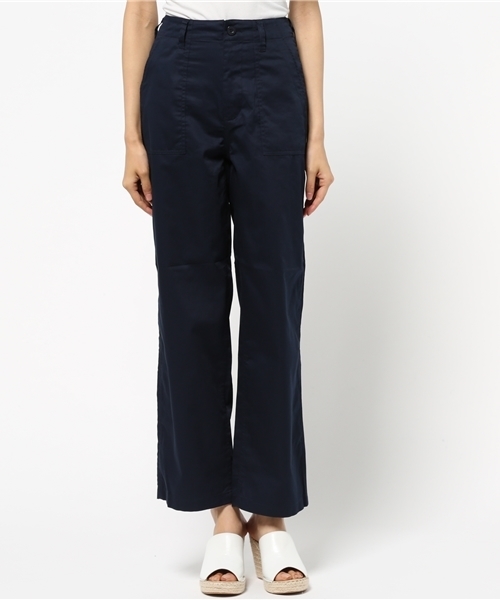 MOUSSY（マウジー）の「MILITARY STRAIGHT PTF（その他パンツ・レディース・カーキ/ネイビー・1/2）」の3枚目の写真