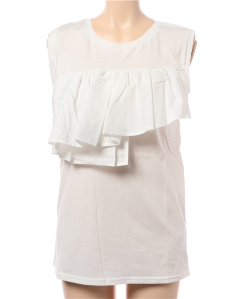 SLY（スライ）の「ノースリフリルT/T-S（タンクトップ・レディース・トップグレー/ホワイト/ブラック・FREE）」の8枚目の写真