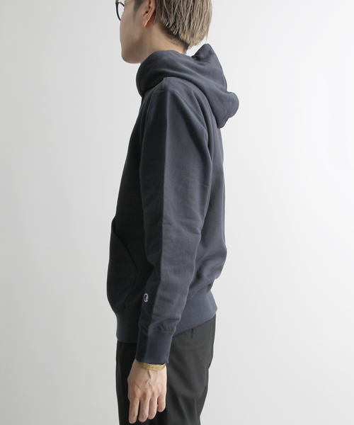 Champion（チャンピオン）の「WEGO/Championプリントパーカー（パーカー・メンズ・ブラック/ネイビー/ホワイト/杢グレー・MEDIUM/LARGE）」の9枚目の写真