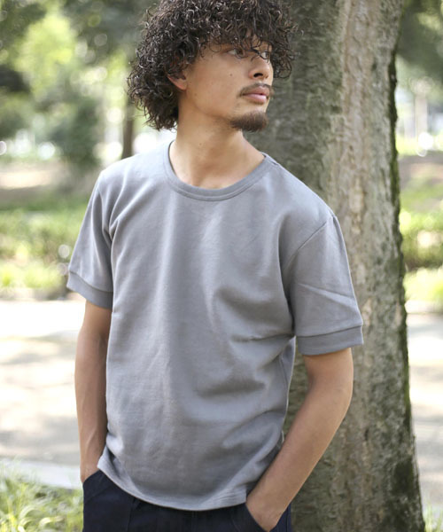 Denime（ドゥニーム）の「スーベニア柄半袖スウェット（スウェット・メンズ・グレー/オートミール・LARGE/MEDIUM/X-LARGE）」の17枚目の写真