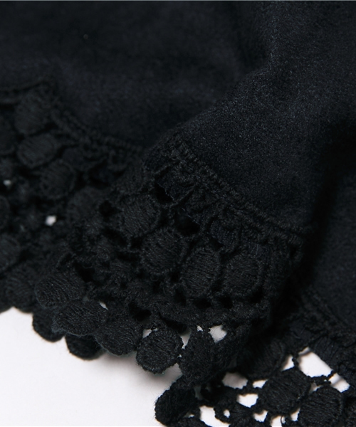 Heather（ヘザー）の「フェイクスエード＊レースショートパンツ　731585 （その他パンツ・レディース・ネイビー/ダークブラウン/ライトブラウン・FREE）」の12枚目の写真