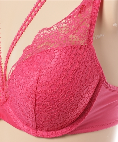 ANNEBRA(アンブラ)の「Lady 3/4モールドカップブラジャー(ブラジャー・レディース・マスタード/フューシャピンク・C80/F75/D70/E70/C75/F70/E75/D75/E80/G70/D80/B70/B75/C70)」の5枚目の写真