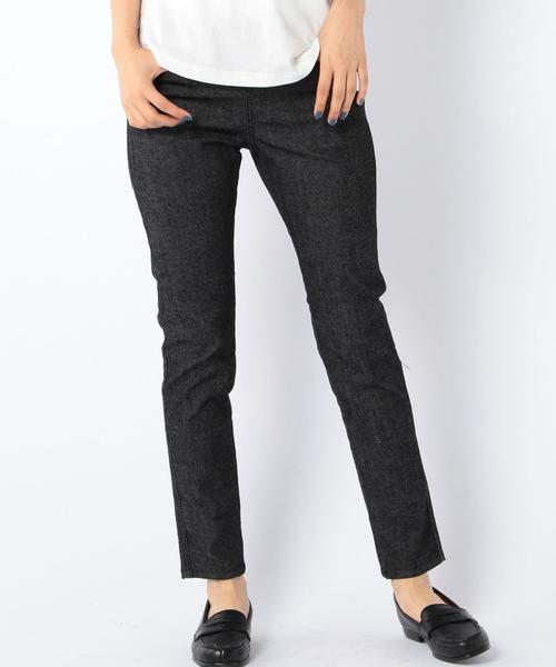 coen（コーエン）の「カラーイージースキニーパンツ（その他パンツ・レディース・ネイビー/その他1/オリーブ/ベージュ・LARGE/MEDIUM/SMALL）」の4枚目の写真