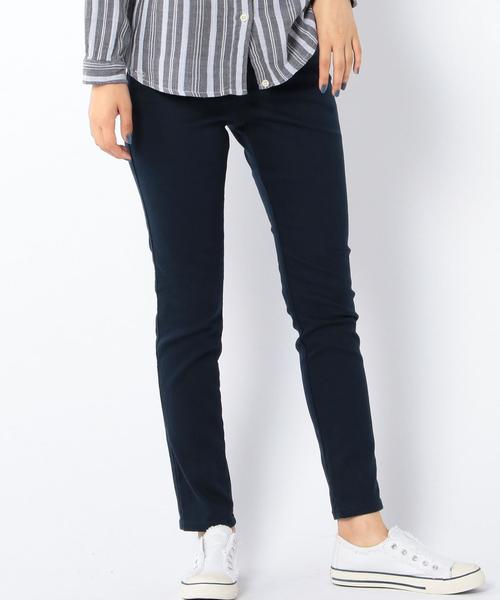 coen（コーエン）の「カラーイージースキニーパンツ（その他パンツ・レディース・ネイビー/その他1/オリーブ/ベージュ・LARGE/MEDIUM/SMALL）」の3枚目の写真