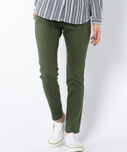 coen（コーエン）の「カラーイージースキニーパンツ（その他パンツ・レディース・ネイビー/その他1/オリーブ/ベージュ・LARGE/MEDIUM/SMALL）」の10枚目の写真