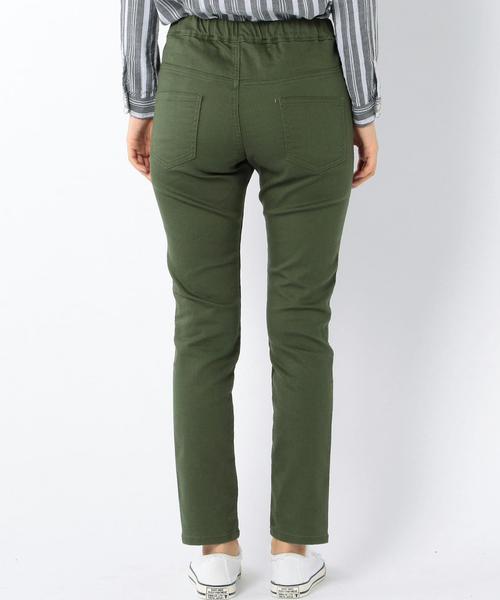 coen（コーエン）の「カラーイージースキニーパンツ（その他パンツ・レディース・ネイビー/その他1/オリーブ/ベージュ・LARGE/MEDIUM/SMALL）」の11枚目の写真