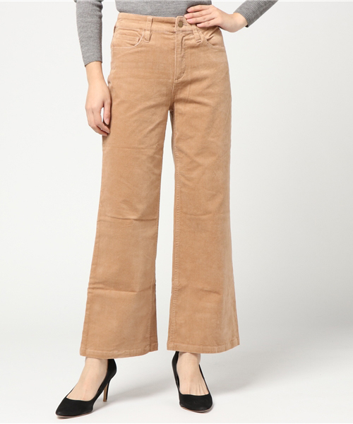 N.(N. Natural Beauty Basic)(エヌエヌナチュラルビューティーベーシック)の「コーデュロイワイドパンツ(その他パンツ・レディース・ベージュ/ホワイト・SMALL/MEDIUM)」の1枚目の写真