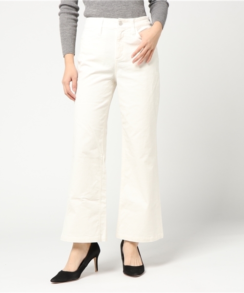 N.(N. Natural Beauty Basic)(エヌエヌナチュラルビューティーベーシック)の「コーデュロイワイドパンツ(その他パンツ・レディース・ベージュ/ホワイト・SMALL/MEDIUM)」の2枚目の写真