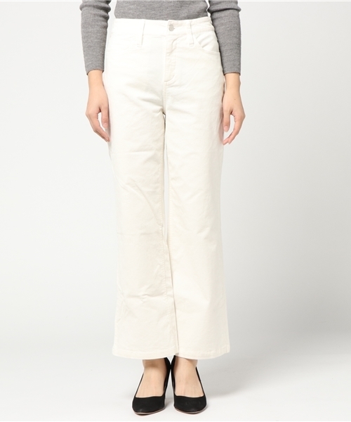 N.(N. Natural Beauty Basic)(エヌエヌナチュラルビューティーベーシック)の「コーデュロイワイドパンツ(その他パンツ・レディース・ベージュ/ホワイト・SMALL/MEDIUM)」の3枚目の写真