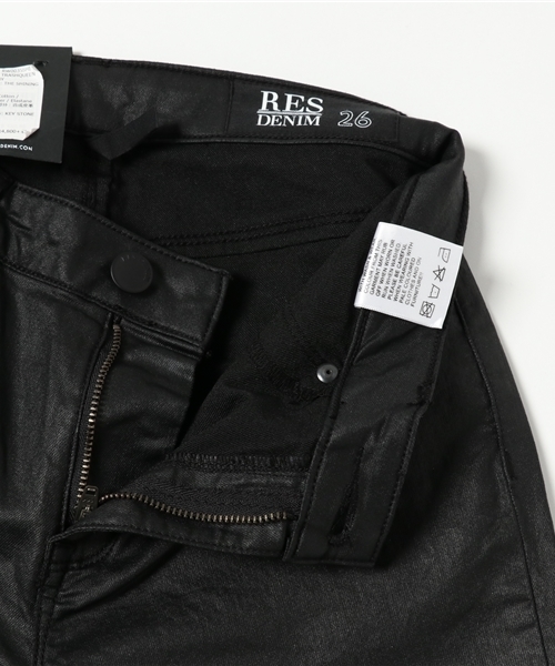 RES DENIM（レスデニム）の「RES DENIM/レスデニム Trashqueen Skinny The Shining スキニーデニム ブラックデニム（デニムパンツ・レディース・ブラック・26inch）」の10枚目の写真