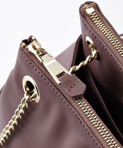 Gem.（ジェム）の「【Gem.】 チェーンショルダーバッグ / W Shoulder 011012503（ショルダーバッグ・レディース・ブラック/ピンク/グレー・FREE）」の11枚目の写真