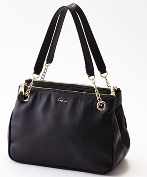 Gem.（ジェム）の「【Gem.】 チェーンショルダーバッグ / W Shoulder 011012503（ショルダーバッグ・レディース・ブラック/ピンク/グレー・FREE）」の4枚目の写真