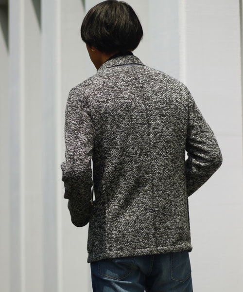 ESSENTIAL GARMENT MEN'S BIGI(エッセンシャルガーメントメンズビギ)の「ツイード調 ラッセルジャケット(テーラードジャケット・メンズ・ネイビー/グレー・L/S/M/SS)」の5枚目の写真