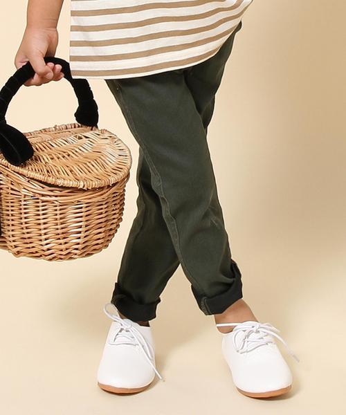 coen(コーエン)の「【coen キッズ / ジュニア】ストレッチイージースキニーパンツ17FW(100~150cm) 保育園/通学(その他パンツ・キッズ・ブラック/ベージュ/オリーブ/ネイビー・150/120/100/110/130/140)」の4枚目の写真