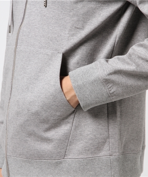 BLACK LABEL CRESTBRIDGE（ブラックレーベル・クレストブリッジ）の「クレストブリッジチェックバックプリントパーカー（Tシャツ/カットソー・メンズ・ライトグレー/ネイビー・L/M）」の9枚目の写真