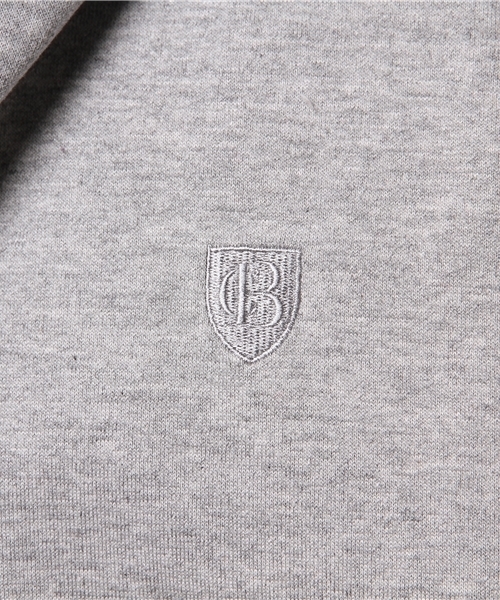 BLACK LABEL CRESTBRIDGE（ブラックレーベル・クレストブリッジ）の「クレストブリッジチェックバックプリントパーカー（Tシャツ/カットソー・メンズ・ライトグレー/ネイビー・L/M）」の8枚目の写真