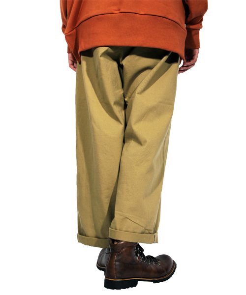 ８(eight)（エイト）の「ガチャベルト付き ワイド チノパン サルエル（チノパンツ・メンズ・ベージュ系その他/ベージュ系その他2/ブラック系その他/ブラック系その他2・MEDIUM/LARGE）」の10枚目の写真