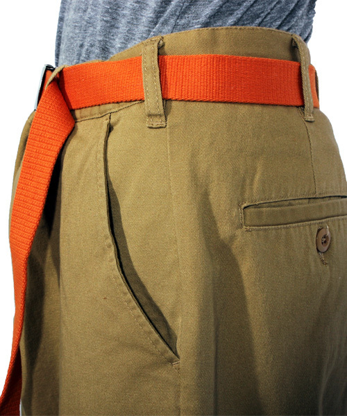８(eight)（エイト）の「ガチャベルト付き ワイド チノパン サルエル（チノパンツ・メンズ・ベージュ系その他/ベージュ系その他2/ブラック系その他/ブラック系その他2・MEDIUM/LARGE）」の13枚目の写真