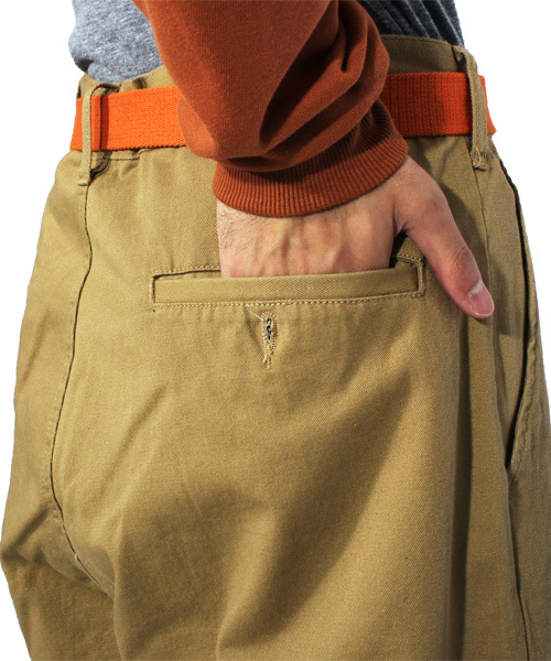 ８(eight)（エイト）の「ガチャベルト付き ワイド チノパン サルエル（チノパンツ・メンズ・ベージュ系その他/ベージュ系その他2/ブラック系その他/ブラック系その他2・MEDIUM/LARGE）」の18枚目の写真