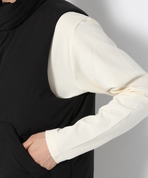GLOBAL WORK（グローバルワーク）の「ダウンベスト/759058（ダウンベスト・メンズ・ブラック/ブラウン・SMALL/MEDIUM/LARGE/X-LARGE）」の4枚目の写真