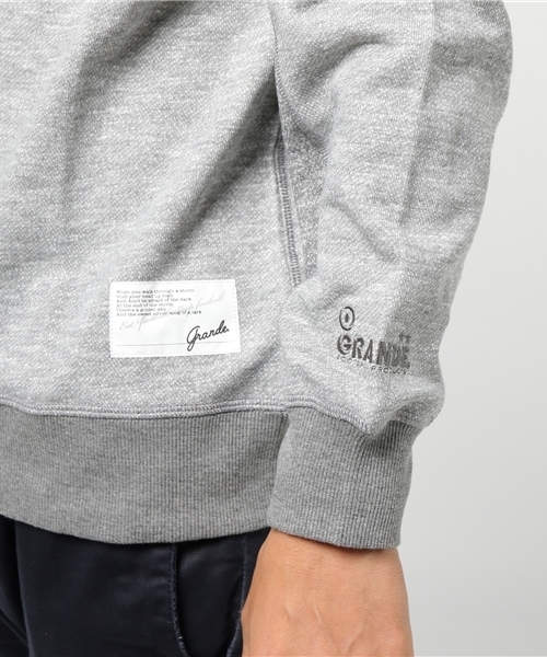 GRANDE FOOTBALL PRODUCTS(グランデフットボールプロダクツ)の「【GRANDE】OLD TYPE-A SWEAT CREW(スウェット・メンズ・グレー/ブラック×グレー/Navy/グレー系その他・L/M/S/XL)」の11枚目の写真