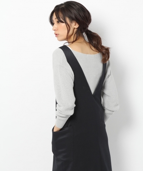 laboratory work（ラボラトリーワーク）の「ポケット付きサックワンピース（ワンピース・レディース・ピンク/ネイビー/ブラウン系その他/カーキ・MEDIUM）」の3枚目の写真